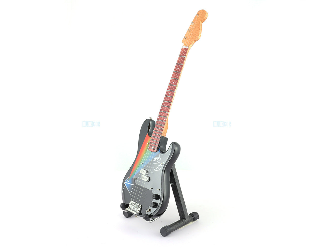 Pink Floyd Roger Waters music band Miniature Guitar with Stand Generic design D Decor