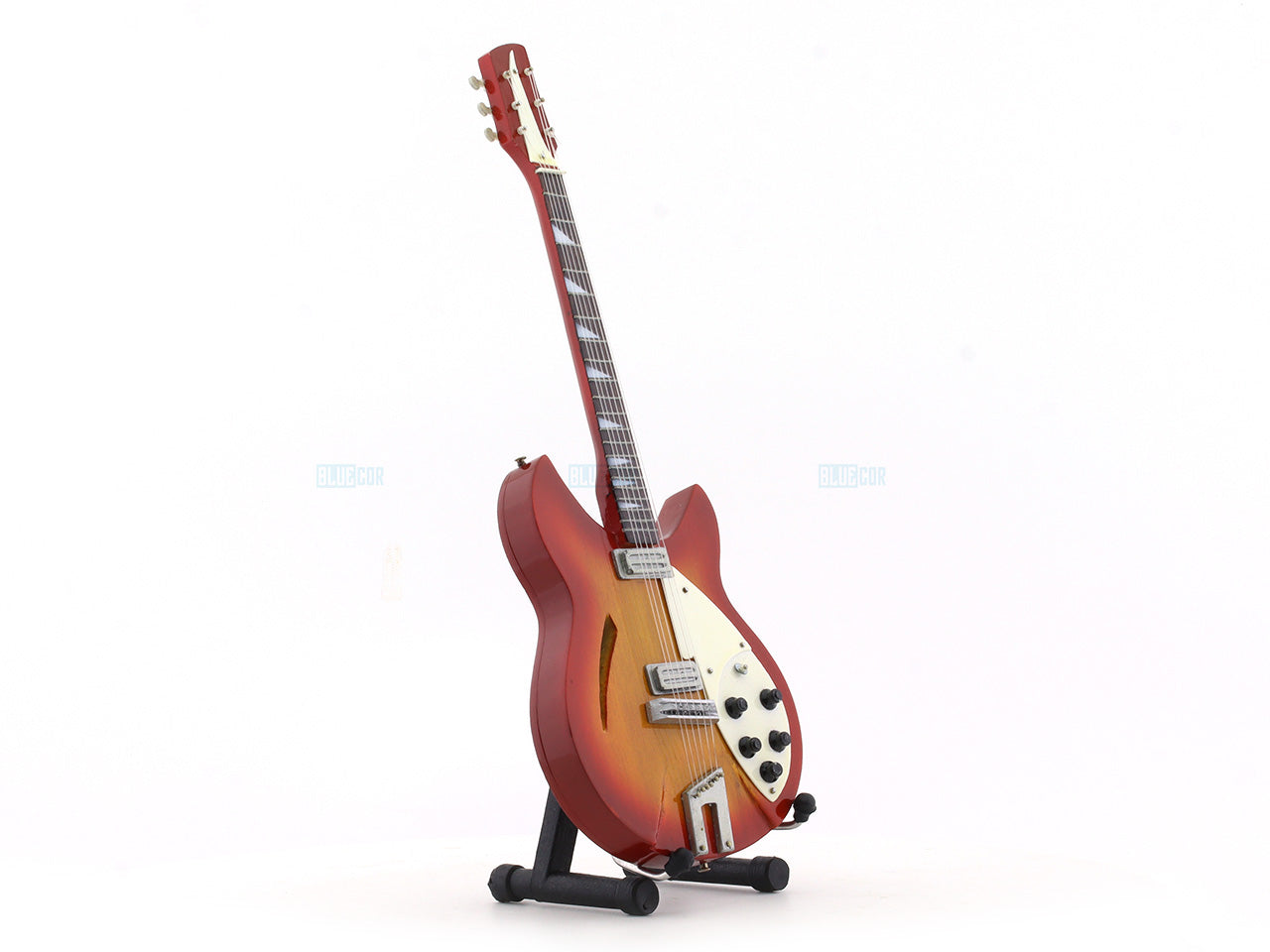 Rickenbacker 360V64 Wooden Miniature Guitar with Stand Generic design