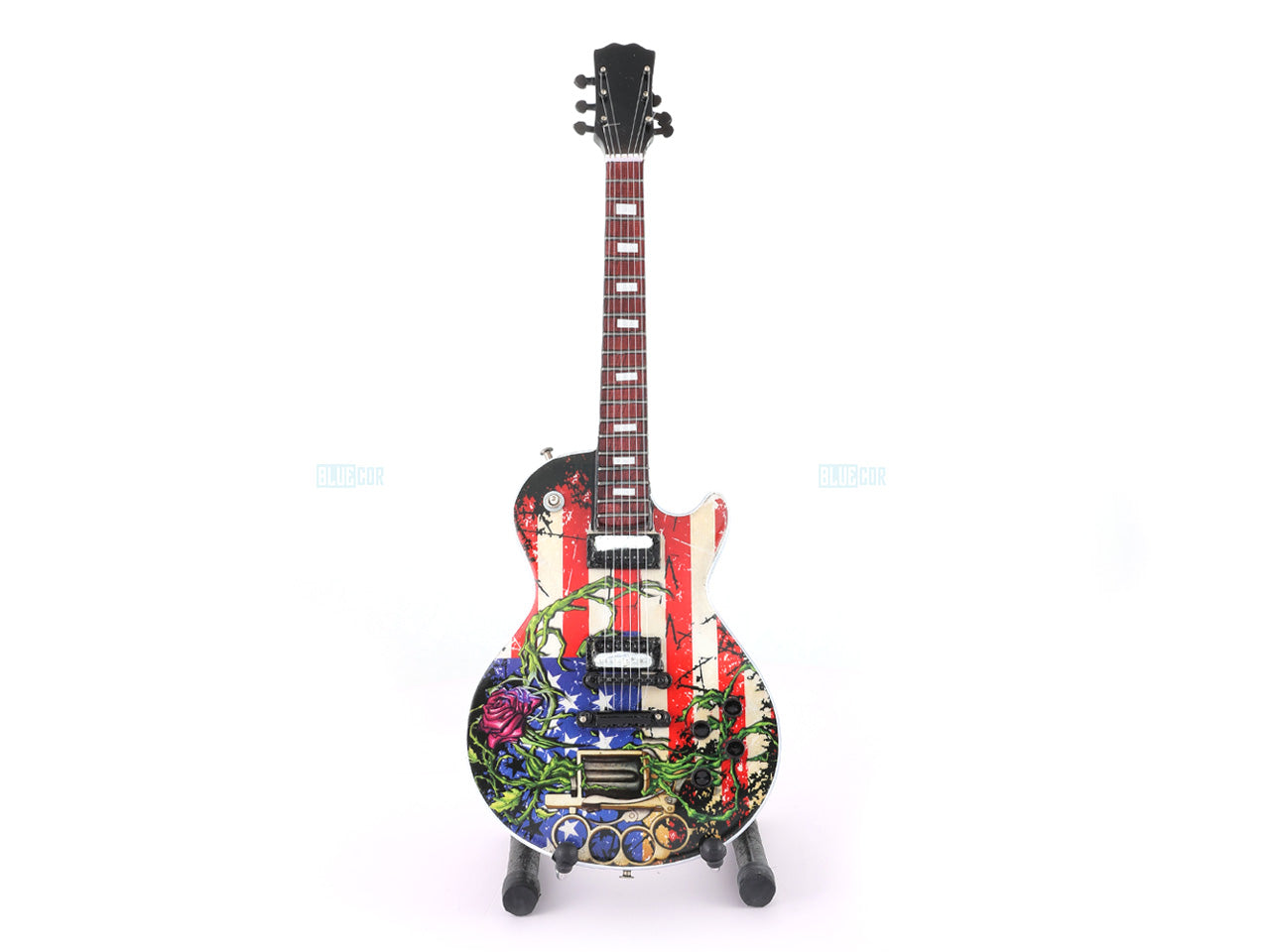 Slash Gibson Guns N Roses music band Miniature Guitar with Stand Generic design B Décor