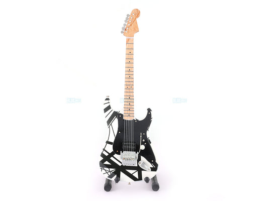 Van Halen Music Band Miniature Guitar with Stand Generic design D Décor