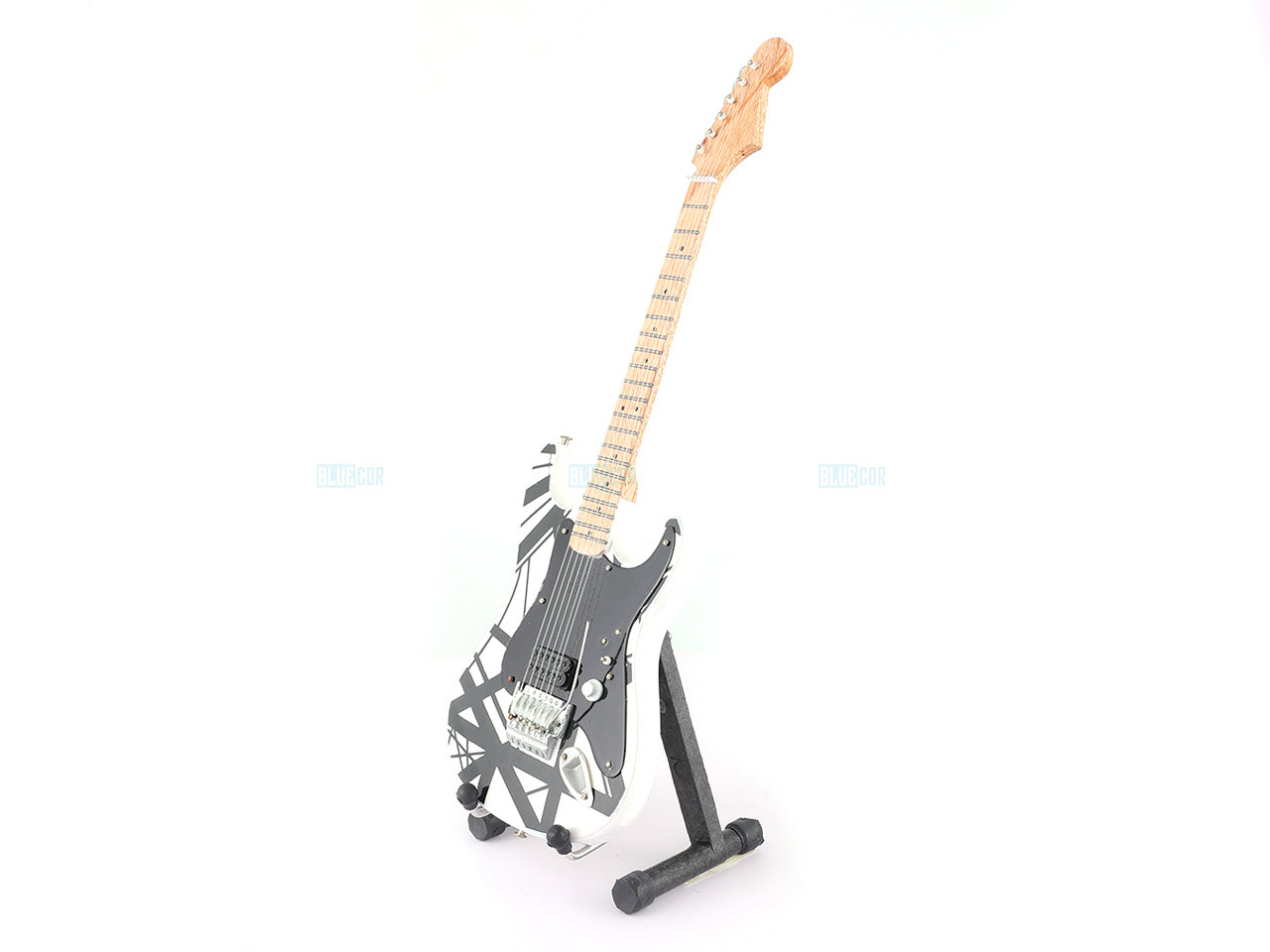 Van Halen Music Band Miniature Guitar with Stand Generic design D Décor