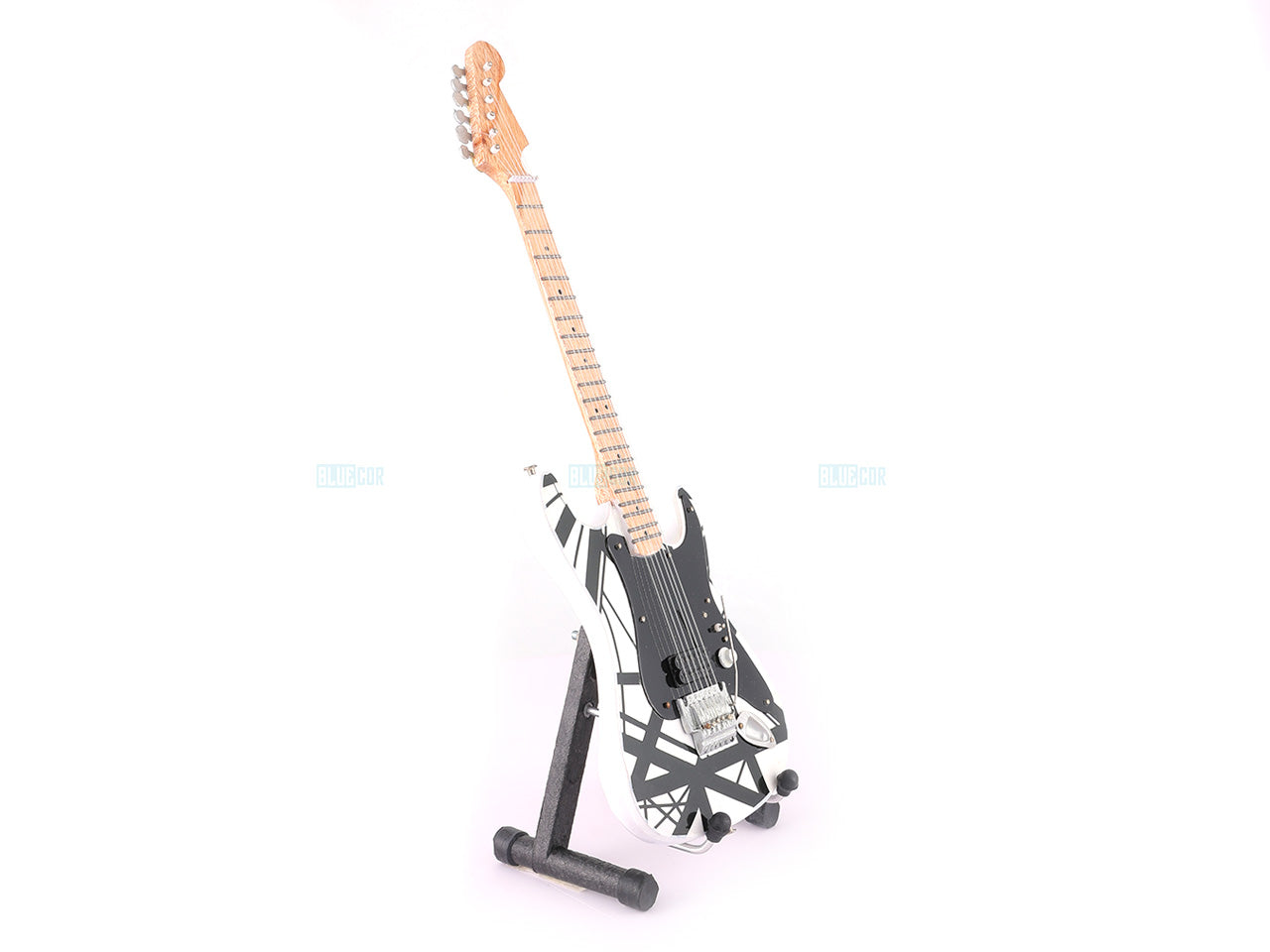 Van Halen Music Band Miniature Guitar with Stand Generic design D Décor