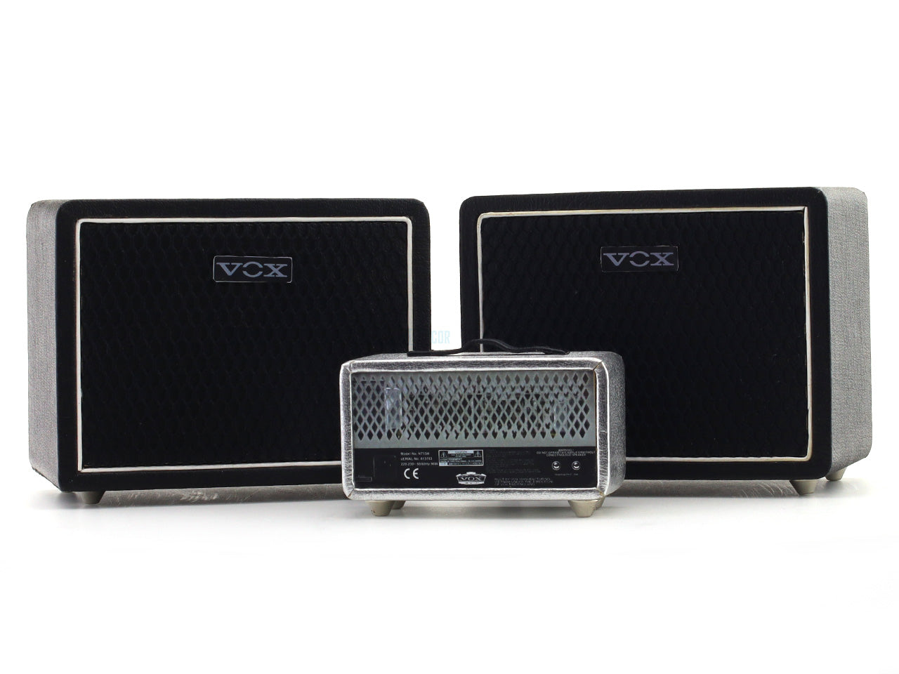 VOX 3 Stack Miniature Wooden Amplifier Décor Replica for Music Enthusiasts