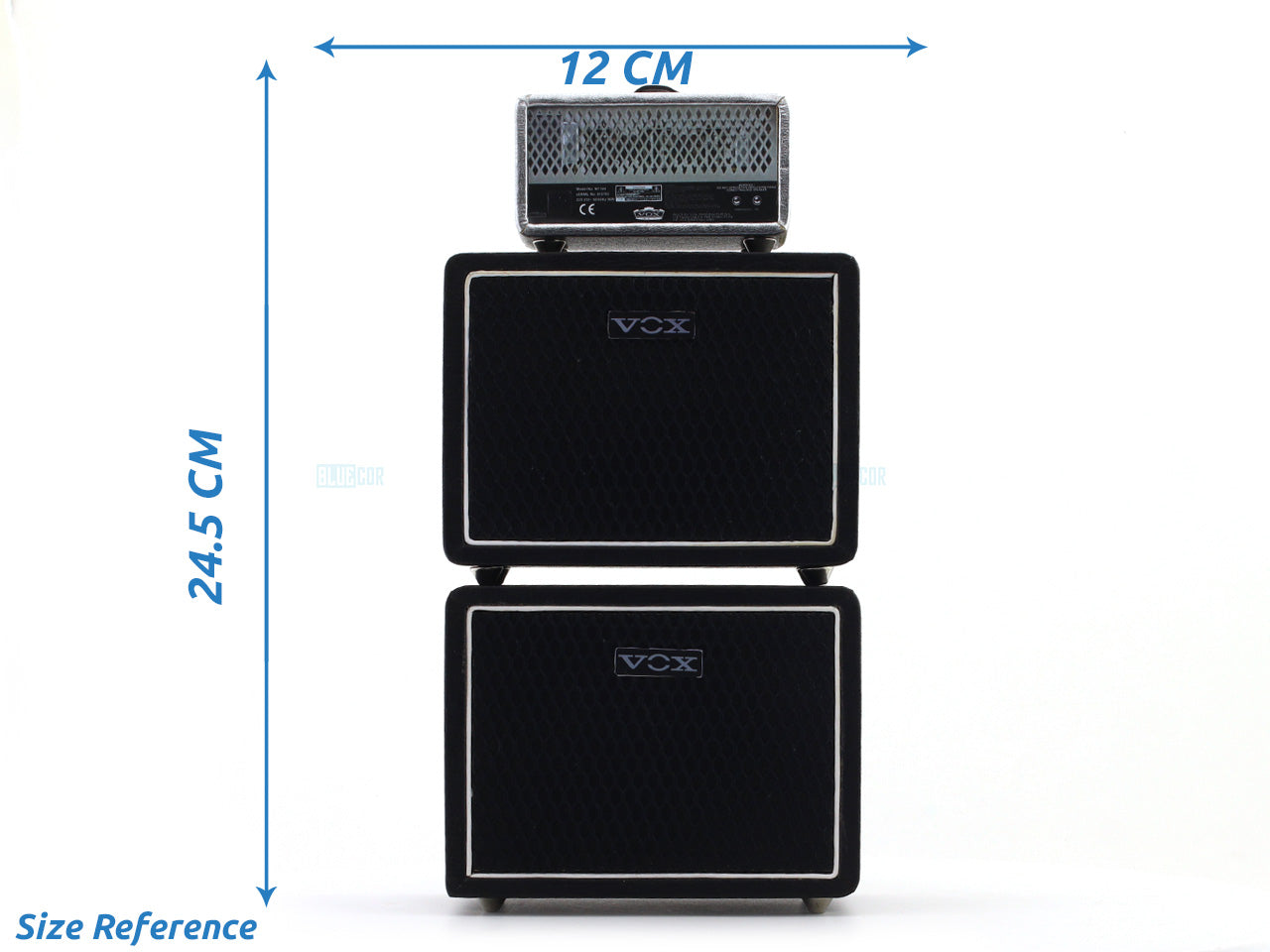 VOX 3 Stack Miniature Wooden Amplifier Décor Replica for Music Enthusiasts