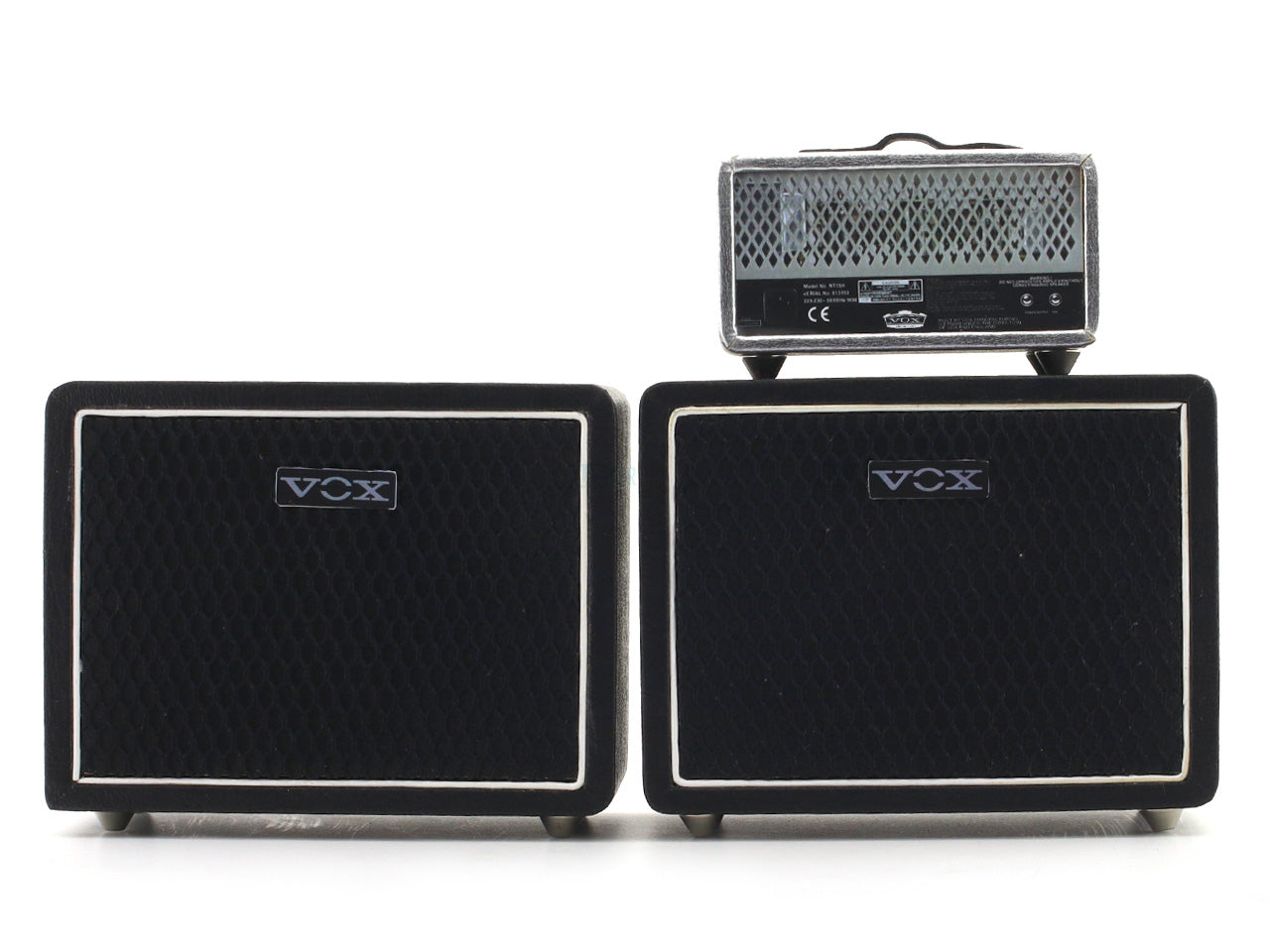 VOX 3 Stack Miniature Wooden Amplifier Décor Replica for Music Enthusiasts